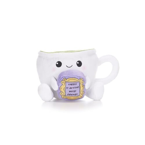 Posh Paws Friends 4.5" / 11cm Coffee Cup Soft Plush Toy