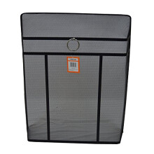 Inglenook Heavy 28" Black Fire Guard With Chrome Ring