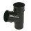 112.5degs Pipe Branch Black 68mm 1