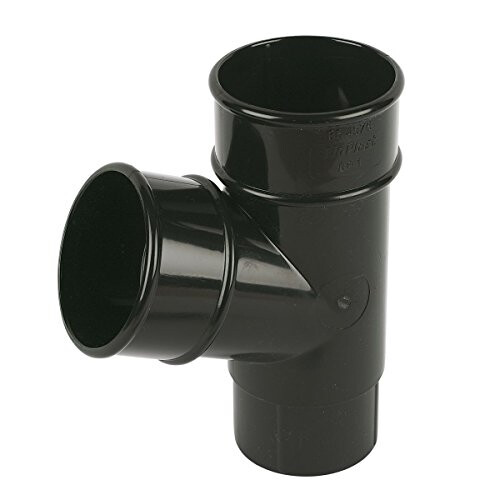 112.5degs Pipe Branch Black 68mm