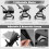 Gymax GYMAX Foldable Baby Stroller with Adjustable Backrest & Canopy (Gray) 2