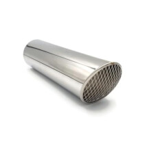 Stainless Steel Stove/Boiler Flue with Mesh Metal End/Side Pipe/Terminal (140mm)