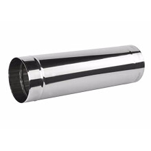 Stainless Steel Stove Pipe - 125mm / 5" - 33cm - Chimney Flue Liner - Ducting Tube - Steel