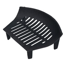 AB Tools 16" Fire Grate For 18" Fireplace Cast Iron Coal Log Black Front Open Basket