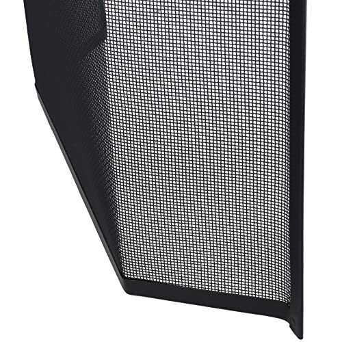 AB Tools Fire Guard Black Spark Guard Freestanding Fireside Fine Mesh Protector Screen 1