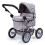 Dolls Pram "Trendy" with Shoulder Bag, Underneath Shopping Basket, Foldable 2
