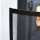 Black Contemporary Curved Single Panel Fire Guard 5