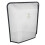 Black Metal Fire Spark Embers Guard Fine Mesh with Brass Pull Ring Free Standing 3