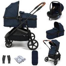 Puggle Monaco XT 2-in-1 i-Size Travel System with i-Size R129 Car Seat - Navy