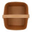 Large Brown Leather Firewood Storage Basket with Handle Log Branch Holder Bin 3