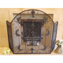 Antique Fire Guard Ornate Traditional Fire / Spark Screen Hearth