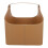 Large Brown Leather Firewood Storage Basket with Handle Log Branch Holder Bin 4
