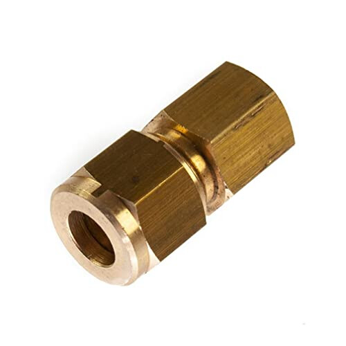 8mm x 1/8" BSP Female Compression Coupling Brass CxFI