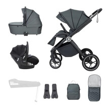Kai Travel System Pecan Car Seat - Forest Grey
