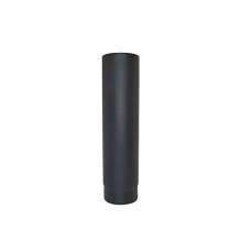 Black Stove Pipe - 150mm (6inch) Vitreous Enamel Flue Pipe 500mm Length Award Winner 12 Year Warranty