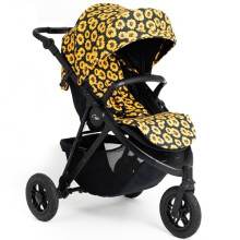 Roma Atlas 3-Wheel All Terrain Baby Stroller | Lightweight 10.4kg Off-Road Buggy & City Pushchair | Adjustable Handle, Puncture-Proof Wheels & Rain