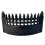 16 Inch Castle Fire Front Fret Matt Black | Large Cast Iron Sturdy Fireplace Accessory 1