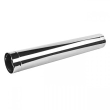Stainless Steel Stove Pipe 80mm / 500mm Chimney Tube Flue Liner