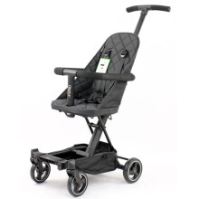 OBERLUX Convertible 3-in-1 Baby Stroller | Pushchair Rider, Lightweight, Foldable & Compact Travel Buggy, 6 Months+, 6.5kg (Black)