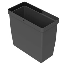 LM 533 ECO | 11-L Bin Made of Recycled Material | 15 x 30.5 x 28.5 cm | Compatible with LM Waste Separation System for the Kitchen Base Cabinet
