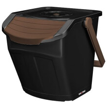 KOTARBAU Waste Separation System Kitchen Rubbish Bin 1 Compartment Waste Bin Lid Plastic Kitchen Waste Bin Kitchen Rubbish Bin Recycling System