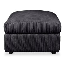 Large comfortable Footstool, Premium Cord Fabric Pouf, Ottoman for Living Room, Home Office and Sturdy Footrest with this Furniture in Multiple