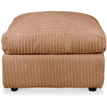 Large comfortable Footstool, Premium Cord Fabric Pouf, Ottoman for Living Room, Home Office and Sturdy Footrest with this Furniture in Multiple