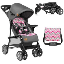 Lionelo Emma Plus Lightweight & Robust Stroller 6-36 Months, Quick Compact Fold, Lie-Flat Recline, Pushchair with 5-Point Harness, XXL Canopy,