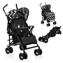 Lionelo ELIA Lightweight Stroller from 6 Months to 3 Years, Compact & Foldable Travel Pushchair with XXL Sunshade, 5-Point Safety Harness,