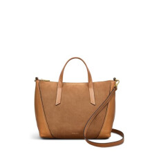 RADLEY London Kendal Terrace Women's Leather Medium Ziptop Top Handle, Dark Butter