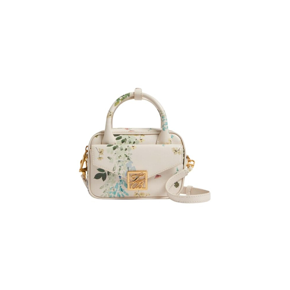 Ted Baker Anibell Detail Floral Mini Leather Crossbody Bag Ecru - Image 2