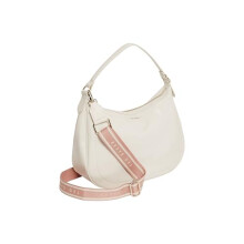 Ted Baker Women's S283921IVORYO/S Webbing Large Leather Hobo Bag, Ivory