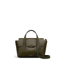 RADLEY London Mayfair Lane Women's Leather Small Flapover Top Handle, Green