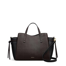 RADLEY London Blake Gardens - Colourblock Women's Leather Large Ziptop Top Handle, Dark Oak