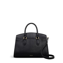 RADLEY London Portland Way Women's Leather Medium Zip Around Top Handle, Black