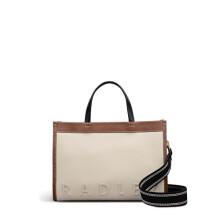 RADLEY London Alba Place - Colourblock Women's Leather Small Ziptop Top Handle, Salt