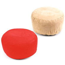 Inflatable Foot Rest Furniture Stool Pouffe Natural Beige Brown Red Stone Pillow