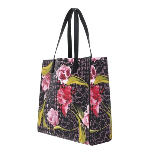 Ted Baker Ted Baker Tullsa Large Floral Print Bag, Black 1
