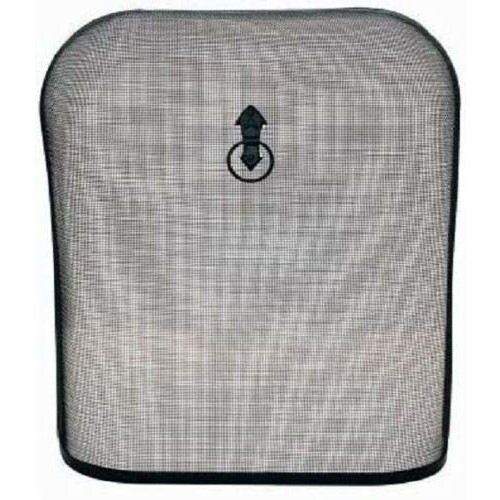Curved Fire Guard in Black Spark Guard Fireguard Freestanding Fireside Fine Mesh Fire Guard Screen