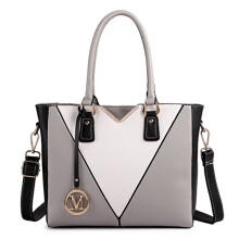 Miss Lulu Handbags for Women, Medium, V-shaped Design, Many Compartments, Shoulder Bag, Large, Elegant Shoulder Bags, Tote Bag for Commuting, School,