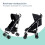Joie Joie Nitro Pushchair Stroller with Raincover Coal 5