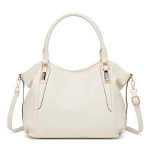 Miss Lulu Women's Tote Bag, Soft PU Leather Shoulder Bag, Fashion Large Handbag for Working Ladies, Simple Elegant for Office Travel School Library