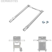 69785 Varaosat Weber Spirit I & II E210 S210 -kaasugrilliin, 304-ruostumattomasta teräksestä valmistettuun grillipolttimeen, 45,7