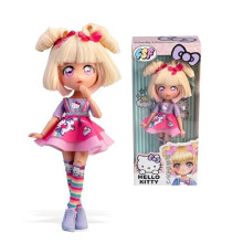 Hello Kitty Official Manga Doll – Blonde Candy Unicorn Edition – Colourful Sanrio Collectible with Unicorn-Inspired Outfit – Fun Gift for Hello