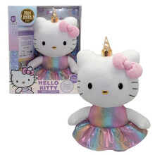 Hello Kitty Limited Edition Sparkle Kitty Plush Toy with Certificate of Authenticity, Collectible Classic Hello Kitty Soft Toy, Sparkly Finish Premium