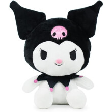 Hello Kitty Kuromi Plush, 30cm Soft Toy, Cute Kuromi Character Doll, Official Licensed Sanrio Merchandise, for Fans, Collectors and Children, Suitable