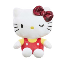 Hello Kitty My Bestie Forever Plush, 36cm Red Soft Toy, Cute Character in Red Outfit, Official Licensed Merchandise, for Fans and Collectors, Suitable