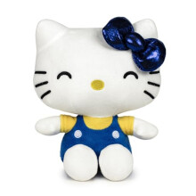 Hello Kitty My Bestie Forever Plush, 22cm Blue Soft Toy, Cute Hello Kitty Character in Blue Outfit, Official Licensed Merchandise, for Fans and