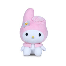 Hello Kitty Friends Plush, 22cm My Melody Soft Toy, Adorable Bunny Character from Hello Kitty Series, Official Licensed Plush for Fans and Collectors,