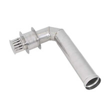 Stainless Steel Exhaust Chimney Flue Pipe Set for TTulpe Indoor B-6 Tankless Water Heater (Wall Mount) THEFLU007